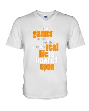 GAMER 6 V-Neck T-Shirt thumbnail
