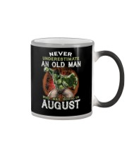 August An Old Man Color Changing Mug tile