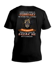 February Man V-Neck T-Shirt tile