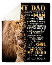 To My Dad Sherpa Fleece Blanket tile
