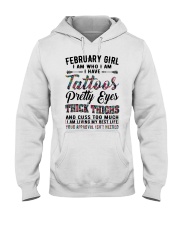February Girl Hooded Sweatshirt front