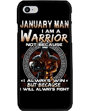 January I Am A Warrior Phone Case tile