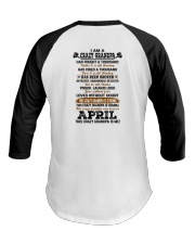 Crazy Grandpa April Baseball Tee tile