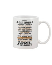 Crazy Grandpa April Mug tile