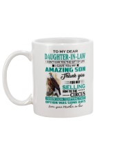 To My Dear Daughter In Law Mug back