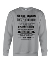 August Crazy Daughter Crewneck Sweatshirt tile