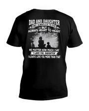 Dad And Daughter V-Neck T-Shirt tile