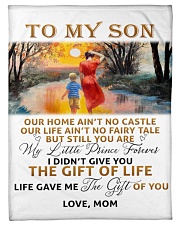 To my son Small Fleece Blanket - 30" x 40" front
