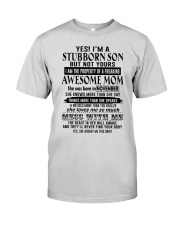 November-I'm A Stubborn Son Premium Fit Mens Tee tile