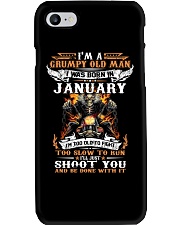 January Grumpy Old Man Phone Case tile