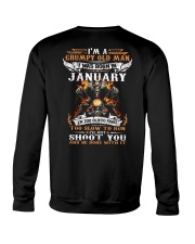 January Grumpy Old Man Crewneck Sweatshirt tile