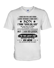 Apr Son V-Neck T-Shirt tile