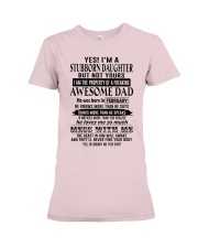Feb Stubborn Daughter Premium Fit Ladies Tee tile