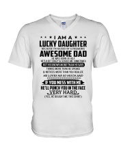 July Lucky Daughter V-Neck T-Shirt tile