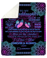To My Granddaughter-Grammie Sherpa Fleece Blanket tile