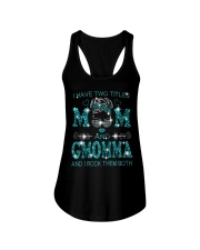 I Have Two Titles Mom And Gmomma Ladies Flowy Tank tile