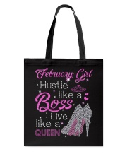 February Girl Tote Bag tile