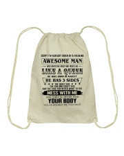 Like A Queen August Drawstring Bag tile