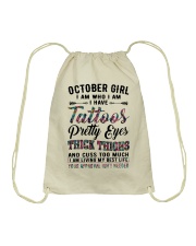 October Girl Drawstring Bag tile