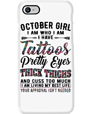October Girl Phone Case tile