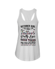 October Girl Ladies Flowy Tank tile