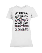 October Girl Premium Fit Ladies Tee tile