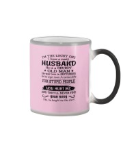 September Crazy Husband Color Changing Mug tile