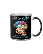 May I Am Who I Am Color Changing Mug tile