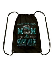 I Have Three Titles Mom And Granny And GG Drawstring Bag tile
