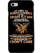 October Grumpy Old Man Phone Case tile