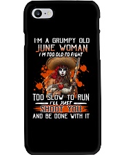 June Grumpy Old Woman Phone Case tile