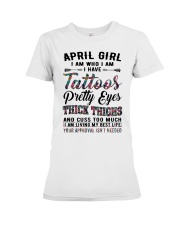 April Girl Premium Fit Ladies Tee tile