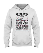 April Girl Hooded Sweatshirt front