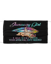 January Girl Cloth face mask front