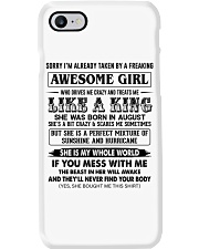 August Like A King Phone Case tile
