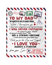 To My Dad Quilt 40"x50" - Baby front