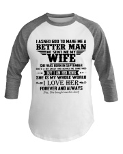 September Wife Baseball Tee tile