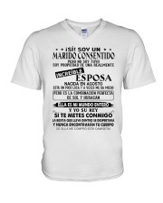 August Wife V-Neck T-Shirt tile