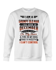 December Grumpy Old Man Crewneck Sweatshirt tile
