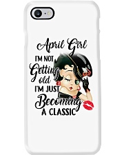 April Girl Phone Case tile