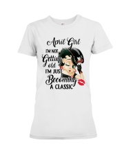 April Girl Premium Fit Ladies Tee tile