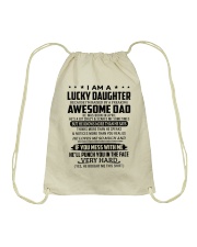 April Lucky Daughter Drawstring Bag tile
