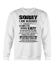 October Sexy and Crazy Crewneck Sweatshirt thumbnail