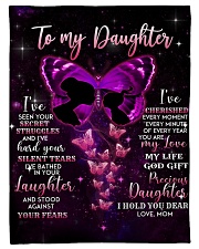 Blanket To My Daughter Small Fleece Blanket - 30" x 40" front