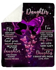 Blanket To My Daughter Sherpa Fleece Blanket tile