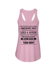 Like A Queen Ladies Flowy Tank tile