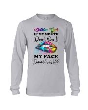 October Girl My Face Long Sleeve Tee tile