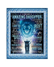 To My Amazing Daughter Quilt 40"x50" - Baby front