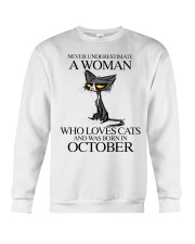 Never Underestimate A Woman 10 Crewneck Sweatshirt tile