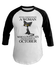 Never Underestimate A Woman 10 Baseball Tee tile